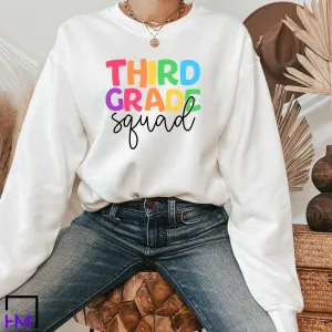 3rd Grade Squad Teacher Shirt, Teacher Appreciation Gifts