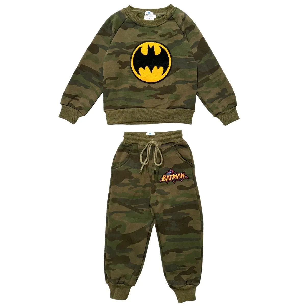 BATMAN CAMO SWEATSHIRT AND SWEATPANTS SET