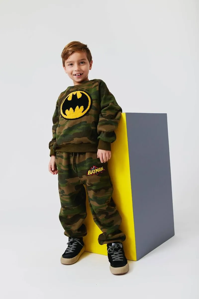 BATMAN CAMO SWEATSHIRT AND SWEATPANTS SET