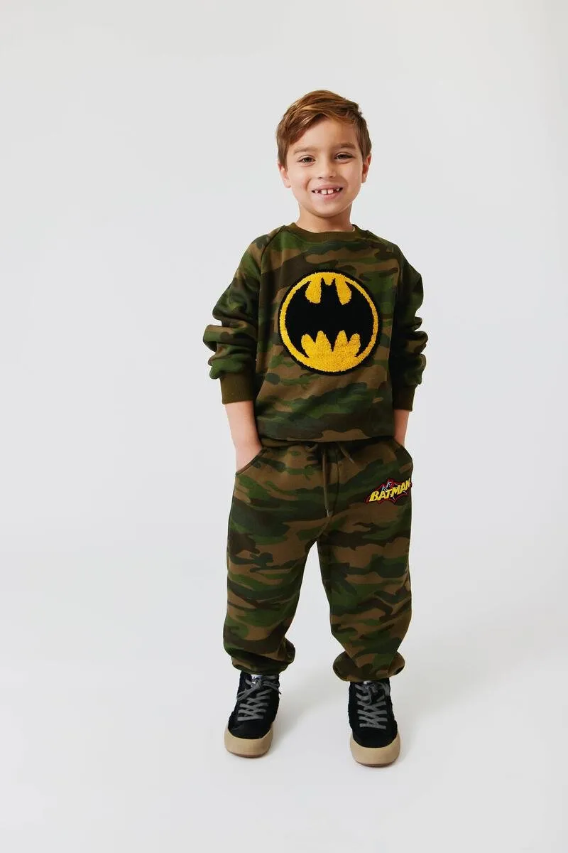 BATMAN CAMO SWEATSHIRT AND SWEATPANTS SET