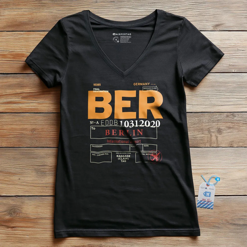 BER - Women's V-Neck T-Shirt