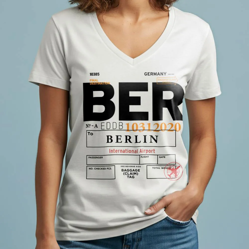 BER - Women's V-Neck T-Shirt