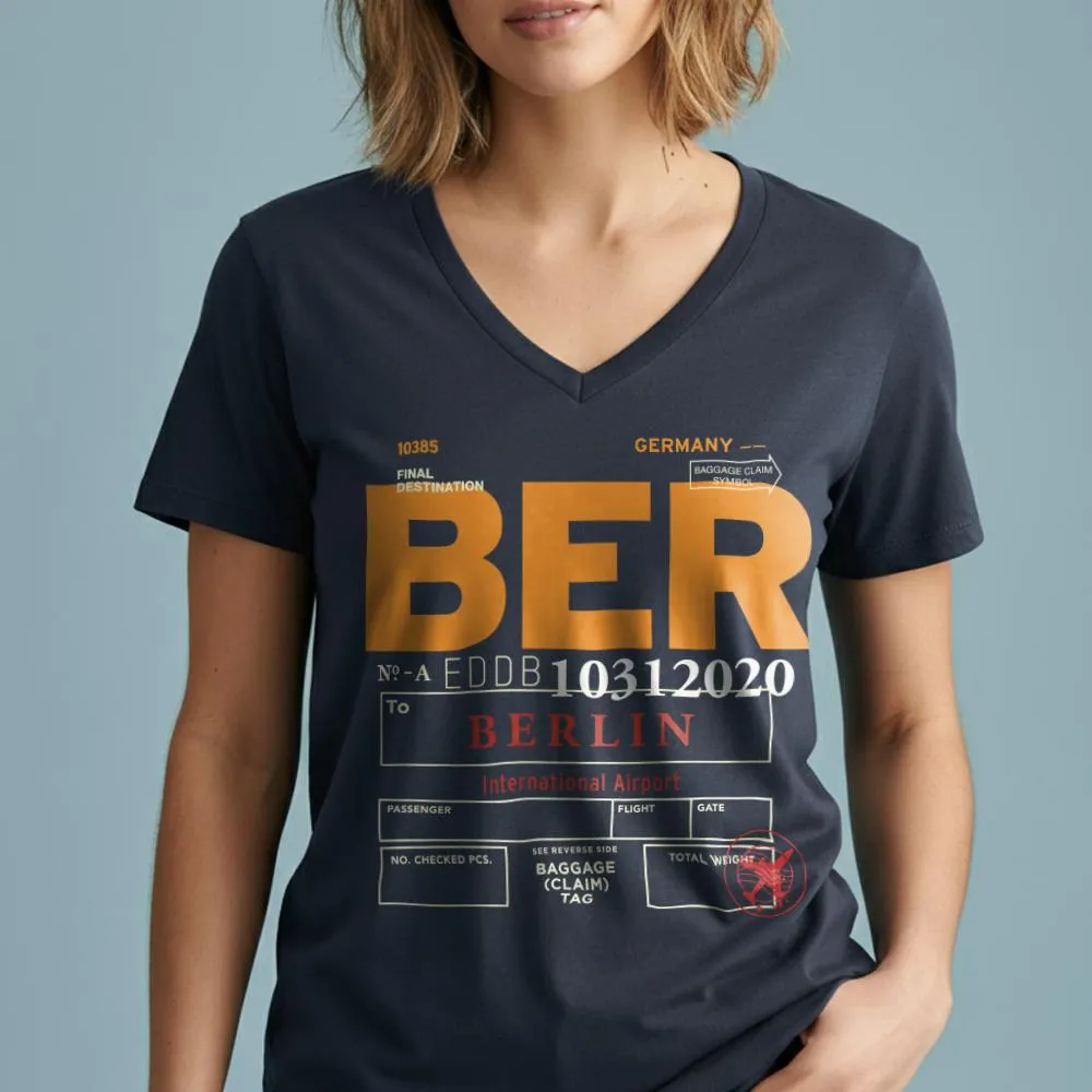 BER - Women's V-Neck T-Shirt