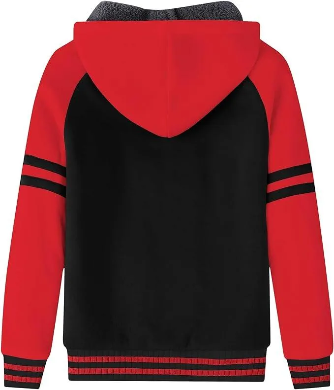 Boy's Zip-Up Fleece Hoodie for 6-15 Years-ZPK005700