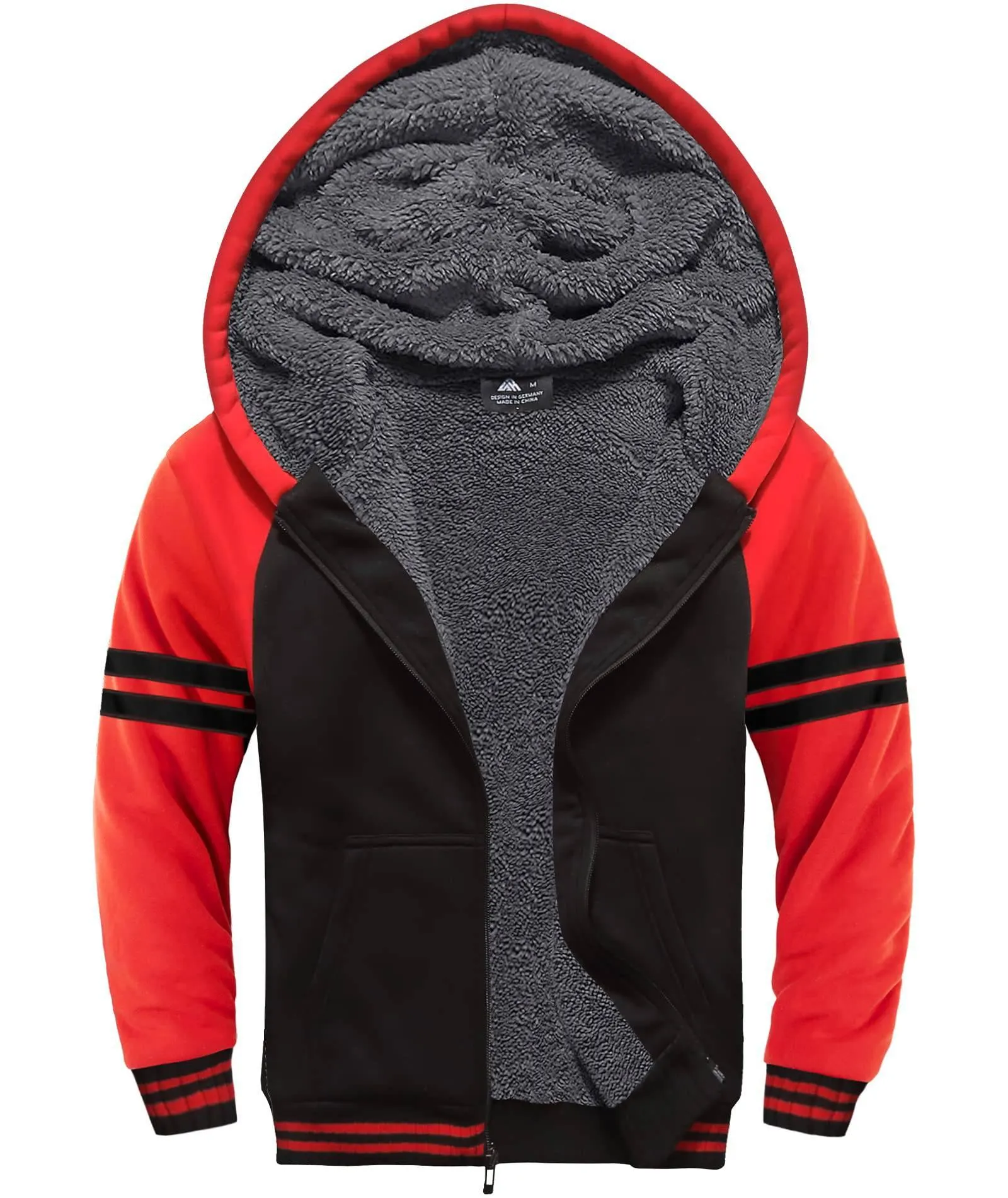 Boy's Zip-Up Fleece Hoodie for 6-15 Years-ZPK005700