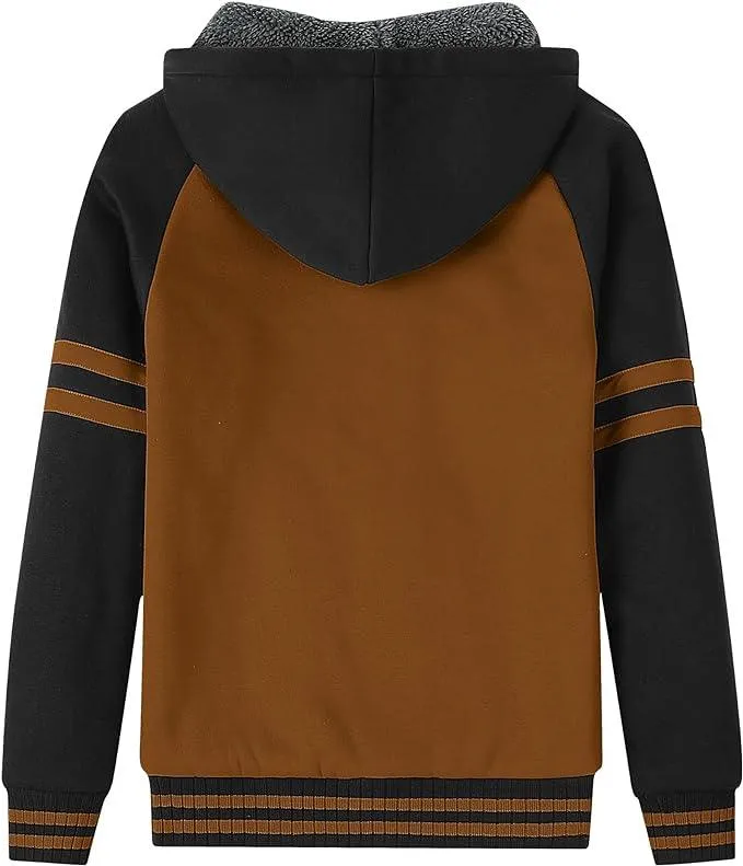 Boy's Zip-Up Fleece Hoodie for 6-15 Years-ZPK005700