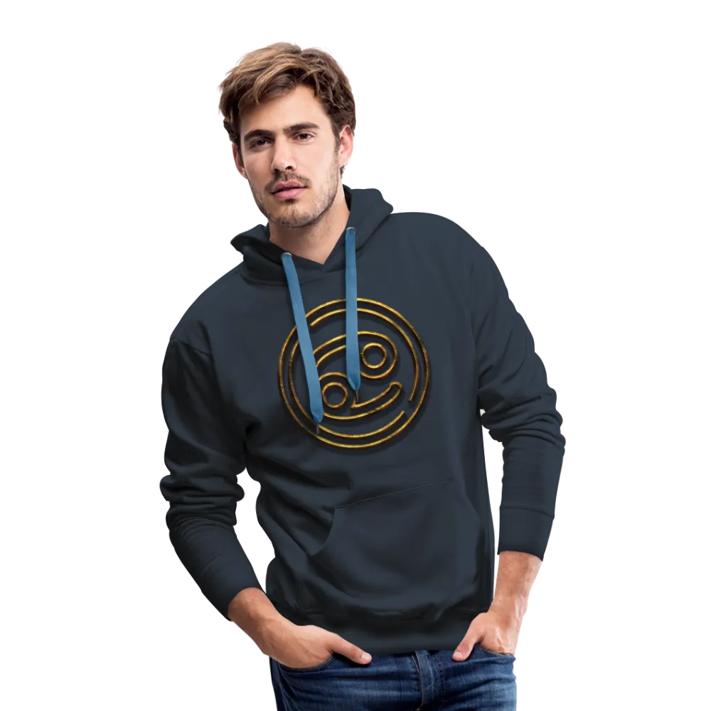 Cancer 3D Gold Men’s Premium Hoodie