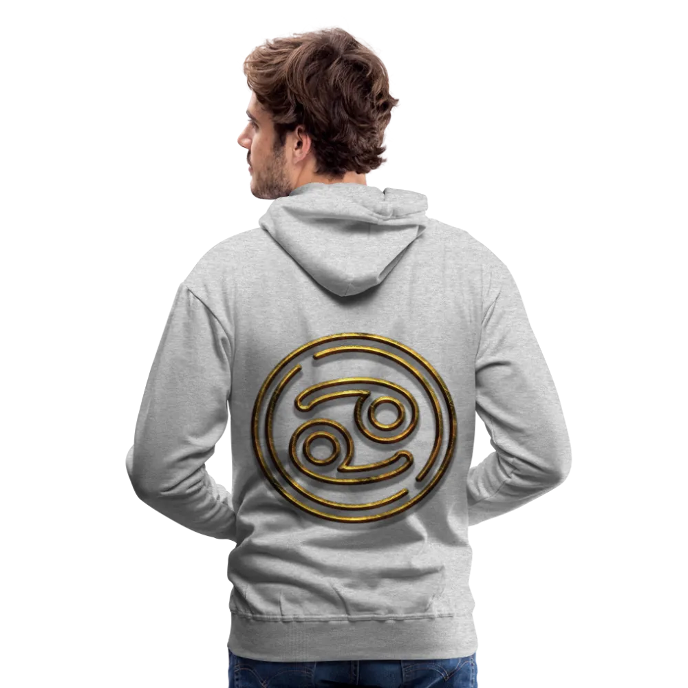 Cancer 3D Gold Men’s Premium Hoodie