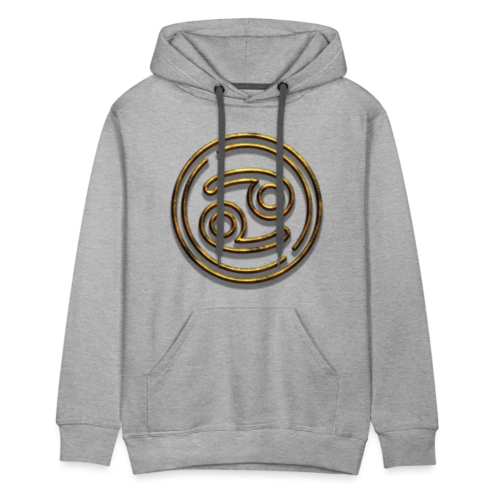 Cancer 3D Gold Men’s Premium Hoodie