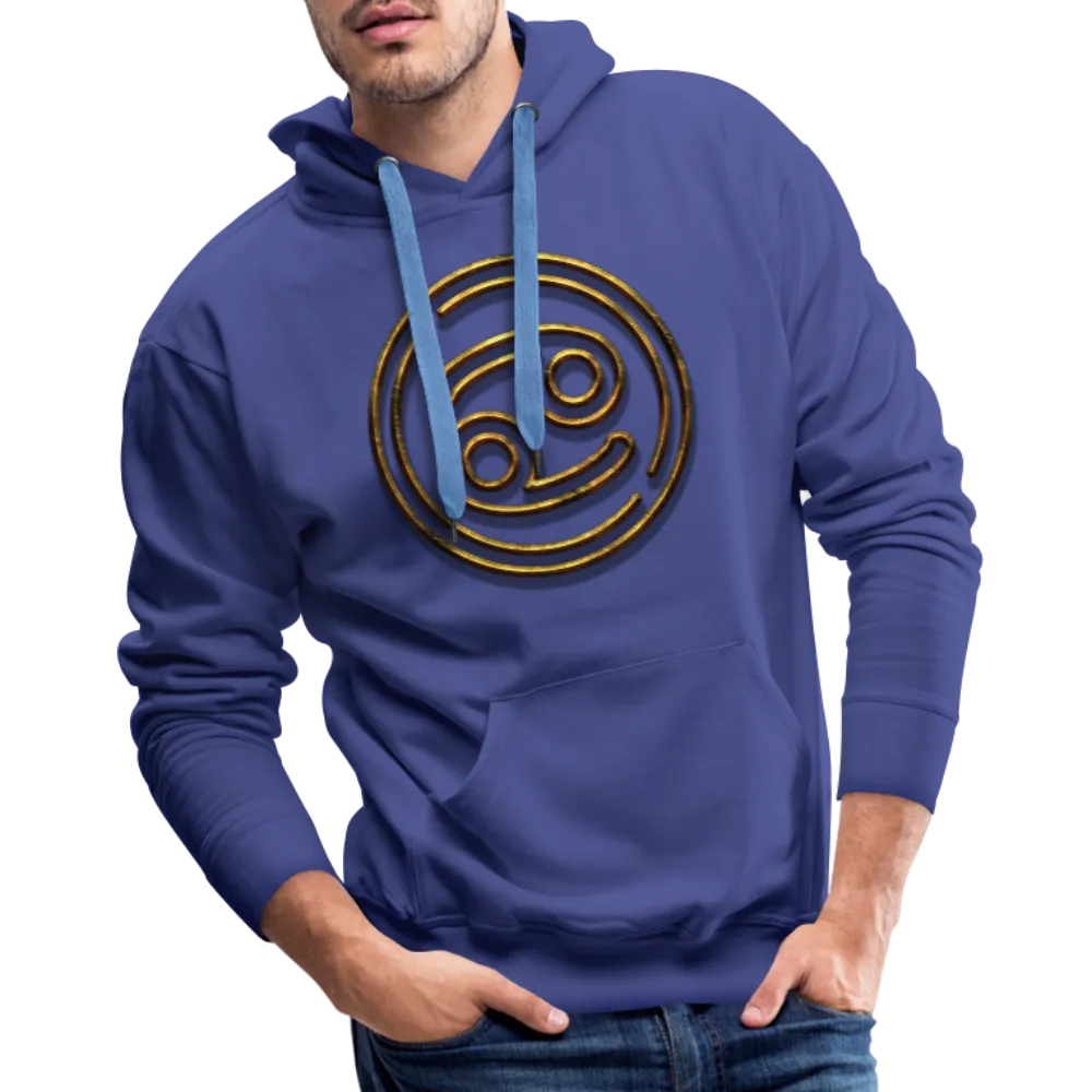 Cancer 3D Gold Men’s Premium Hoodie