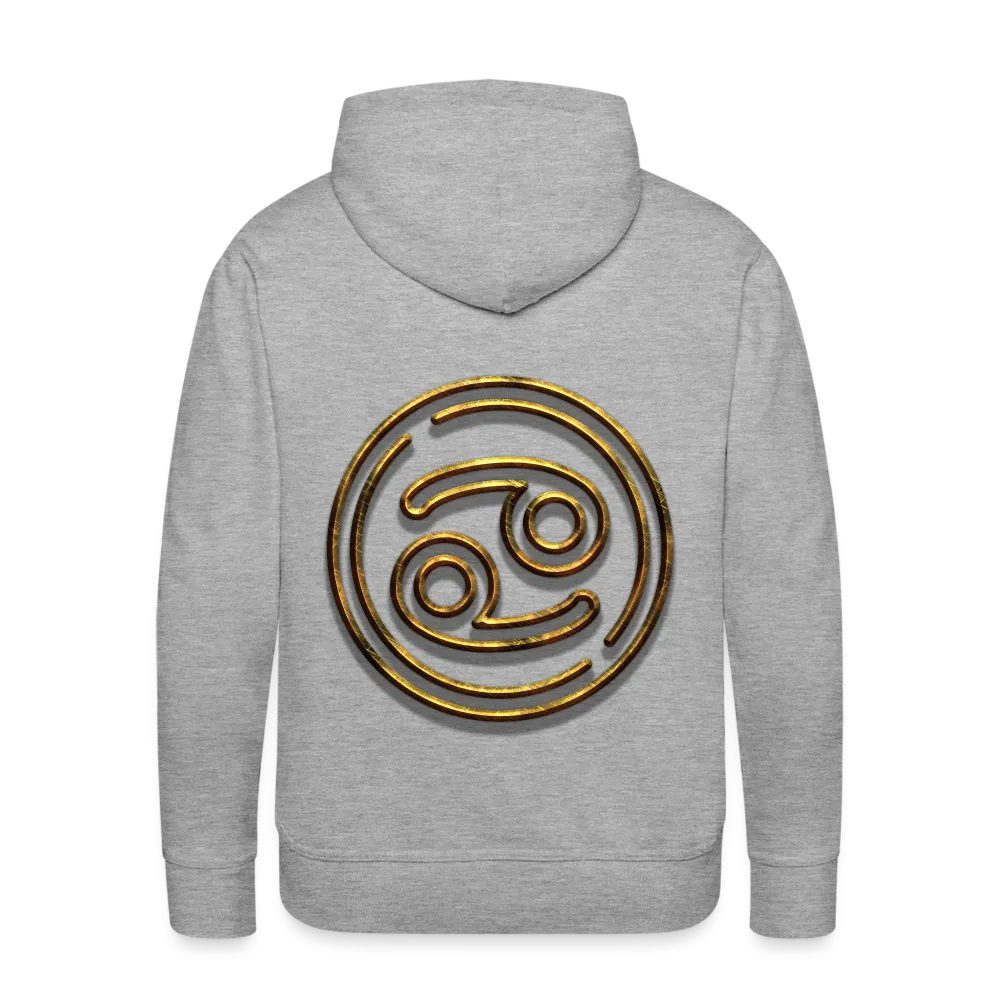 Cancer 3D Gold Men’s Premium Hoodie