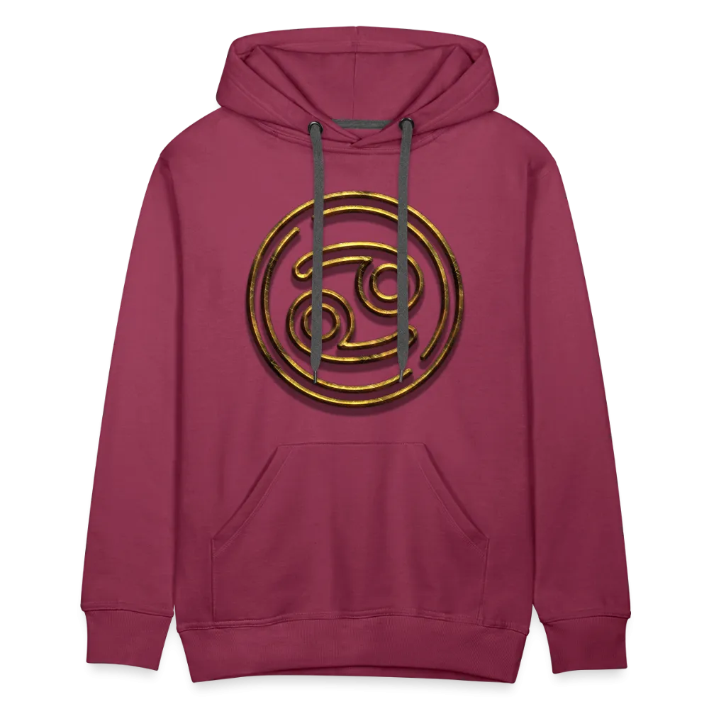 Cancer 3D Gold Men’s Premium Hoodie