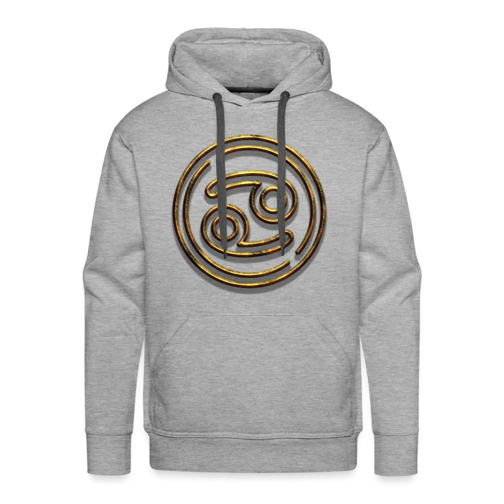 Cancer 3D Gold Men’s Premium Hoodie