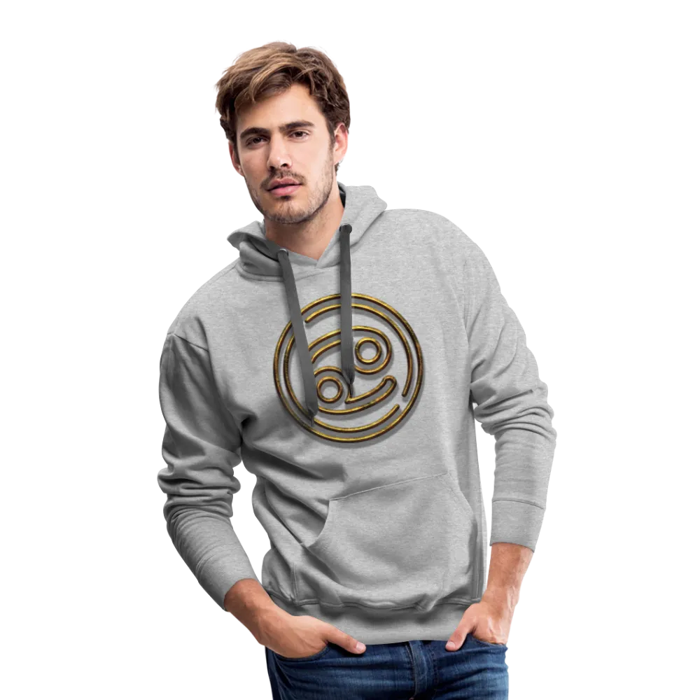 Cancer 3D Gold Men’s Premium Hoodie