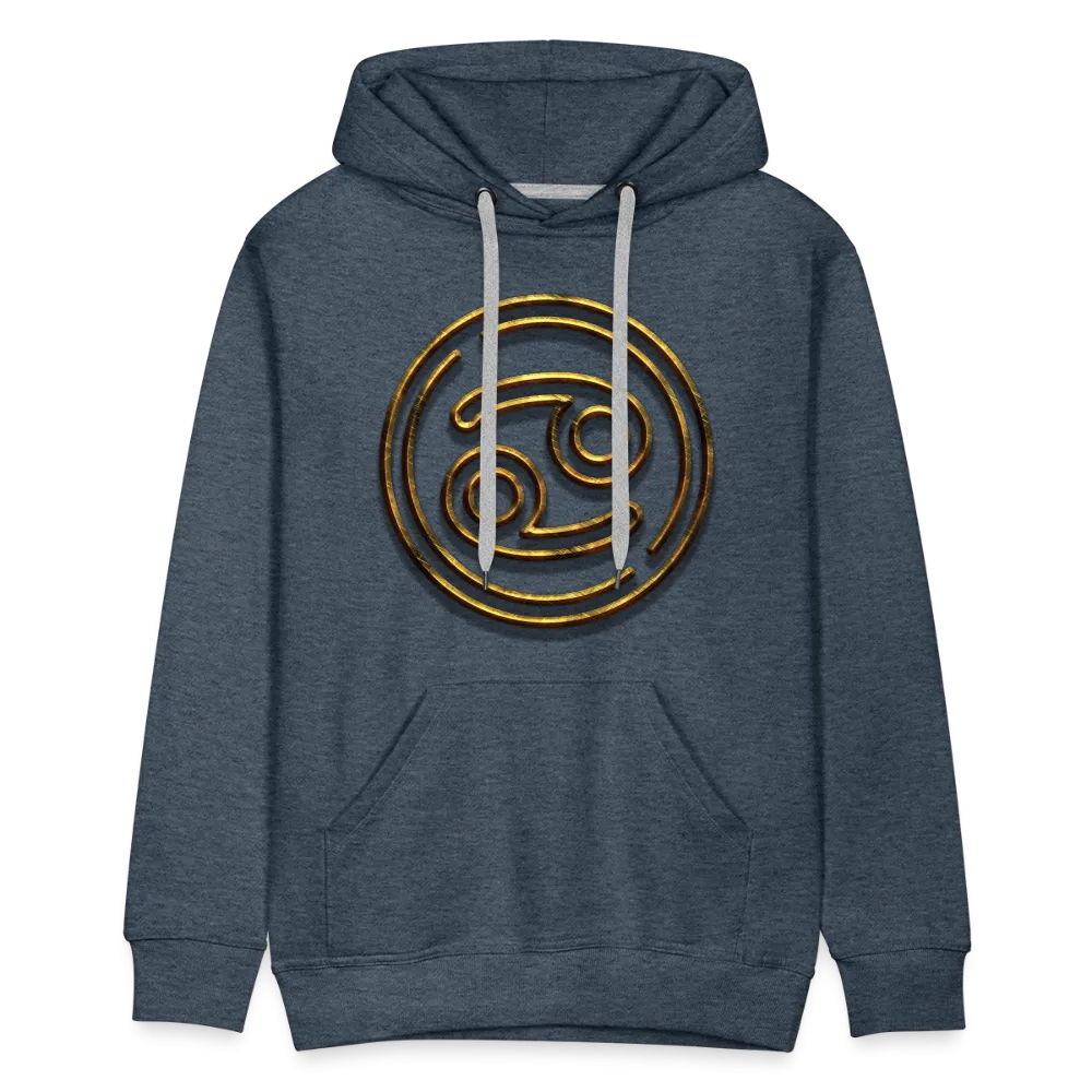 Cancer 3D Gold Men’s Premium Hoodie