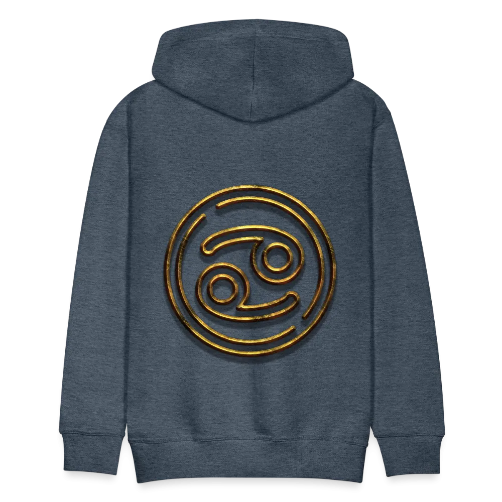 Cancer 3D Gold Men’s Premium Hoodie