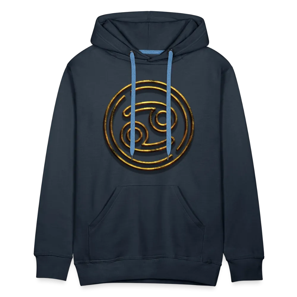 Cancer 3D Gold Men’s Premium Hoodie