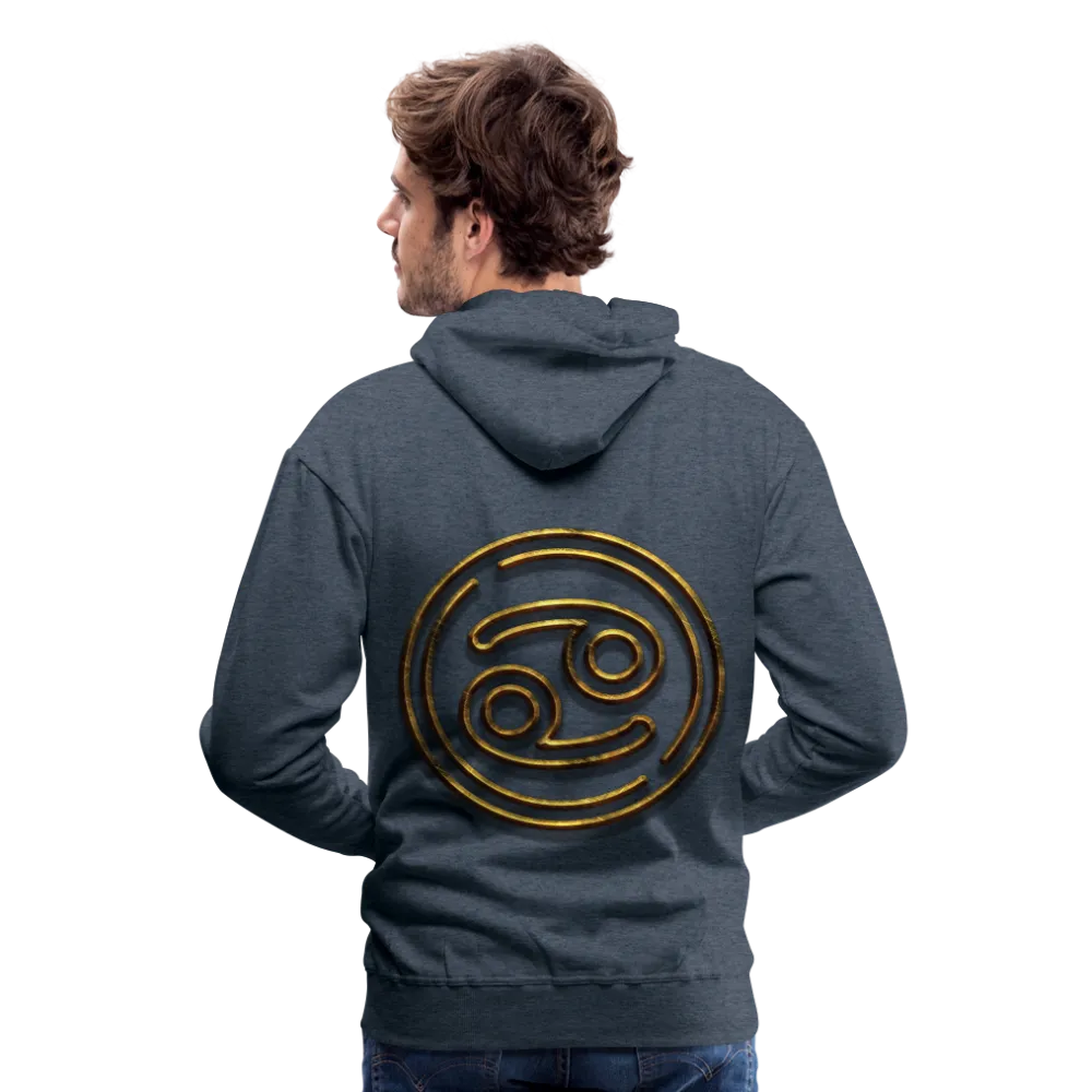 Cancer 3D Gold Men’s Premium Hoodie