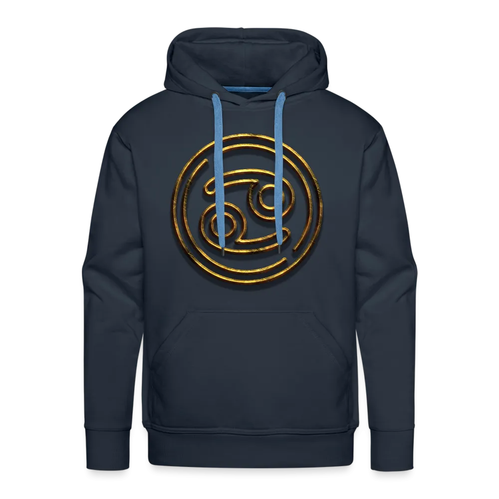 Cancer 3D Gold Men’s Premium Hoodie