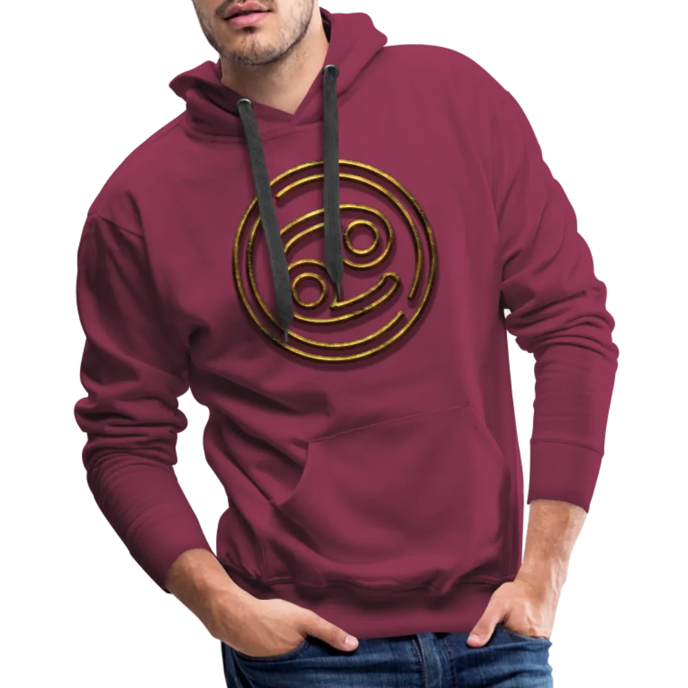 Cancer 3D Gold Men’s Premium Hoodie