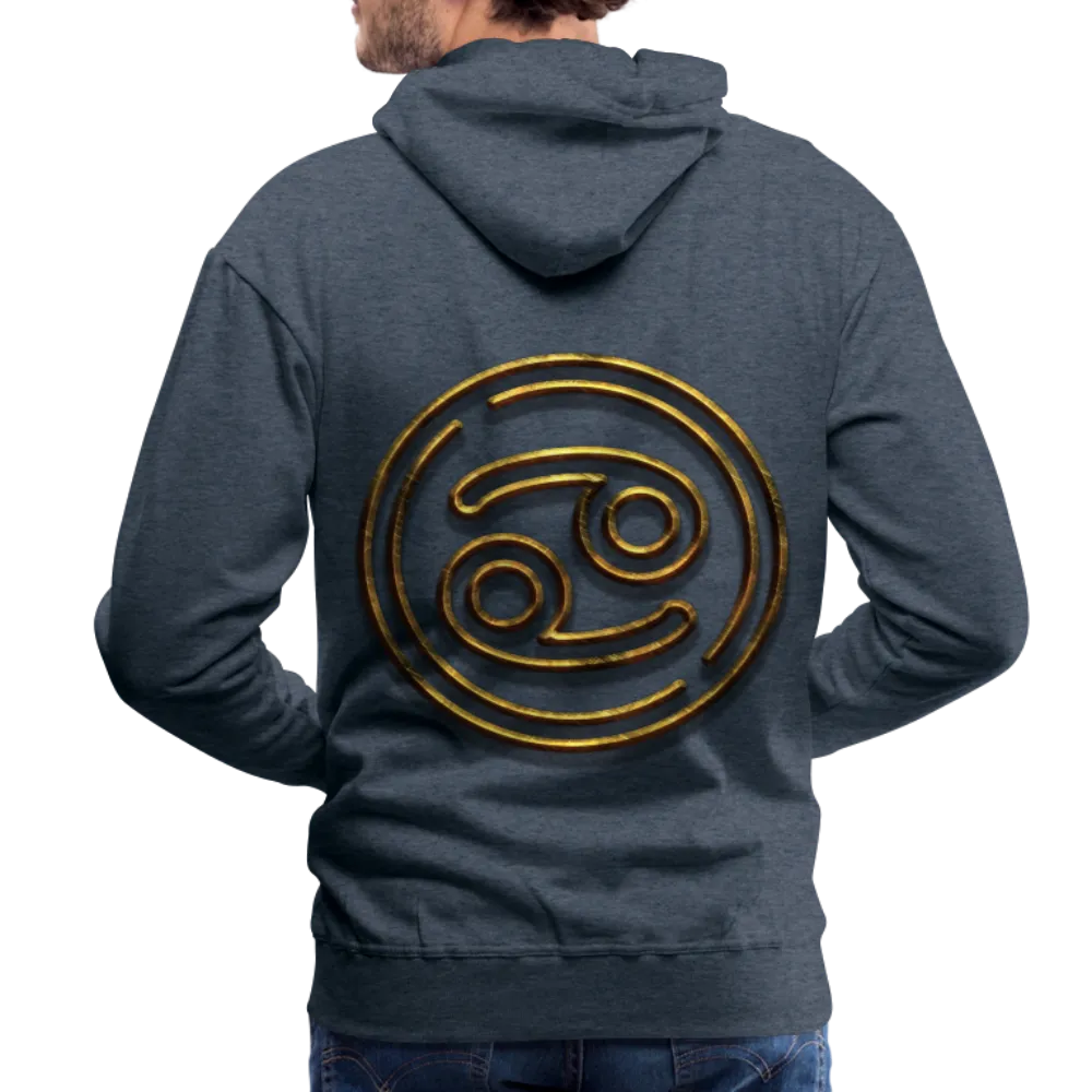 Cancer 3D Gold Men’s Premium Hoodie