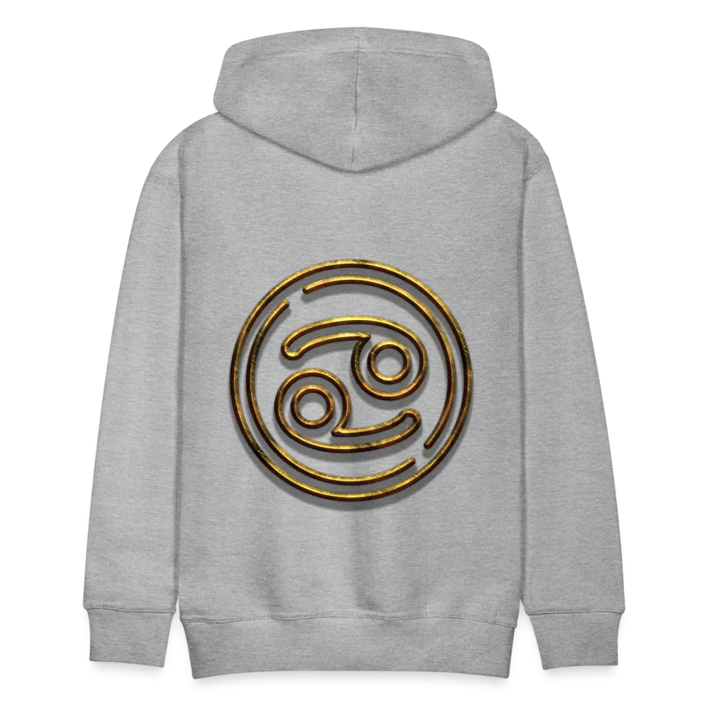 Cancer 3D Gold Men’s Premium Hoodie