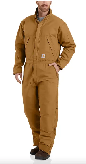 Carhartt 104396 Loose Fit Washed Duck Insulated Coverall