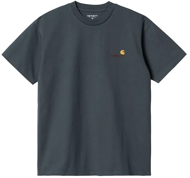 Carhartt WIP Mens American Script T Shirt Ore