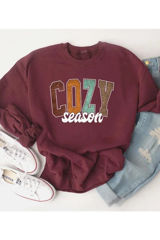 COZY SEASON FLEECE SWEATSHIRT