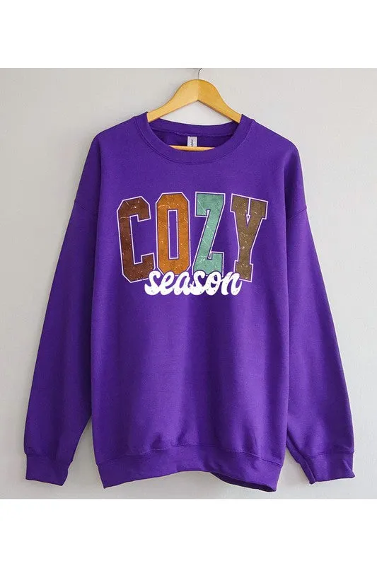 COZY SEASON FLEECE SWEATSHIRT