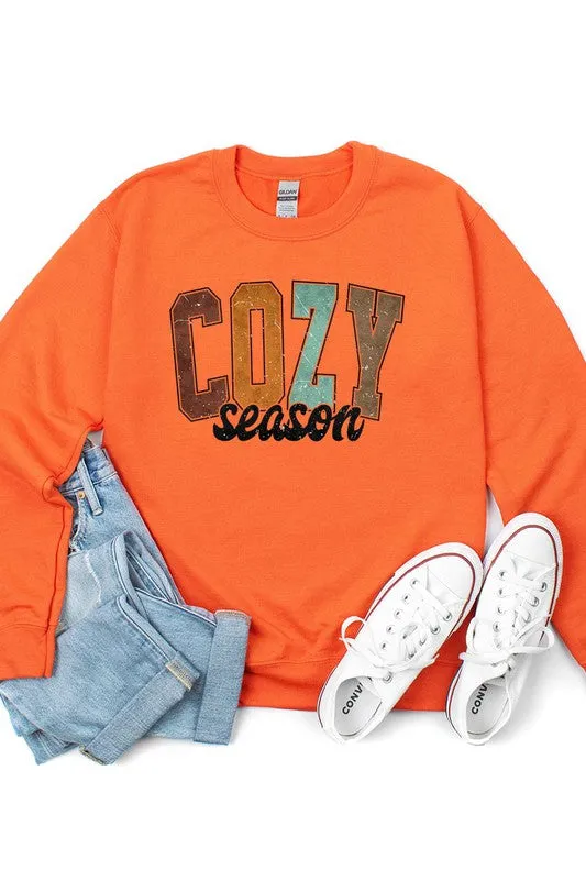 COZY SEASON FLEECE SWEATSHIRT