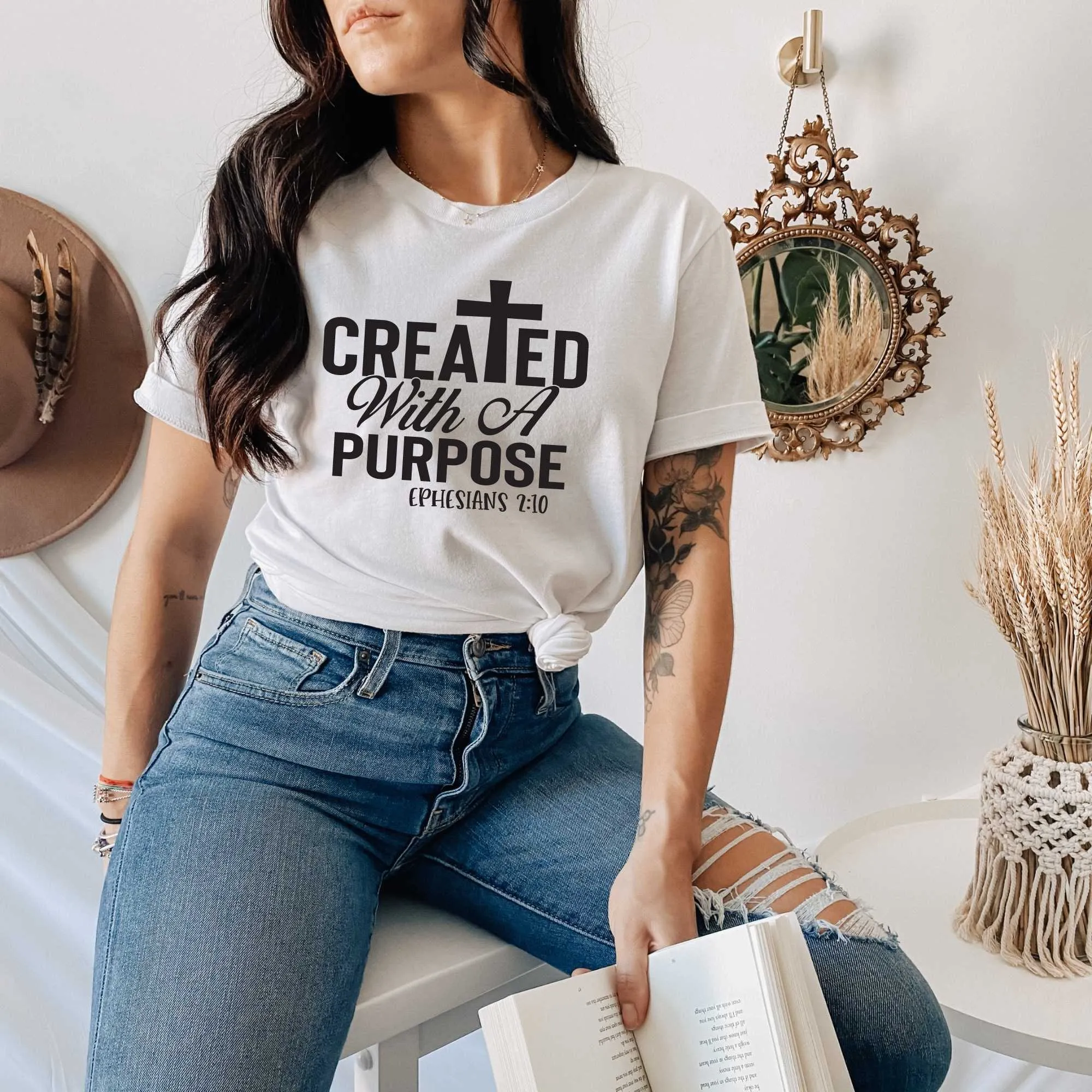 Created with a Purpose, Faith Based T-Shirts