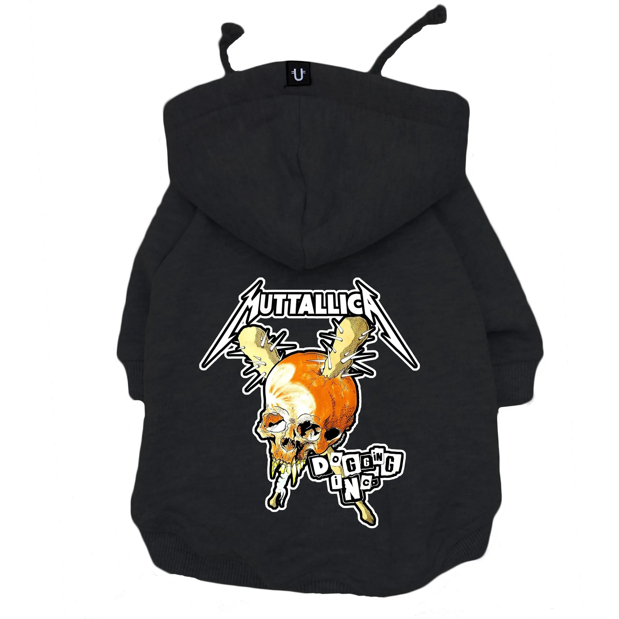 Doggin Inc Muttallica Band Dog Hoodie