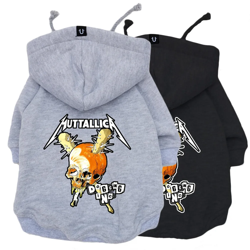 Doggin Inc Muttallica Band Dog Hoodie