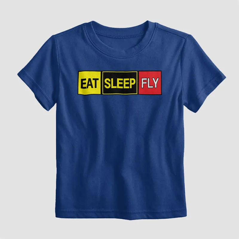 Eat Sleep Fly - Kids T-Shirt