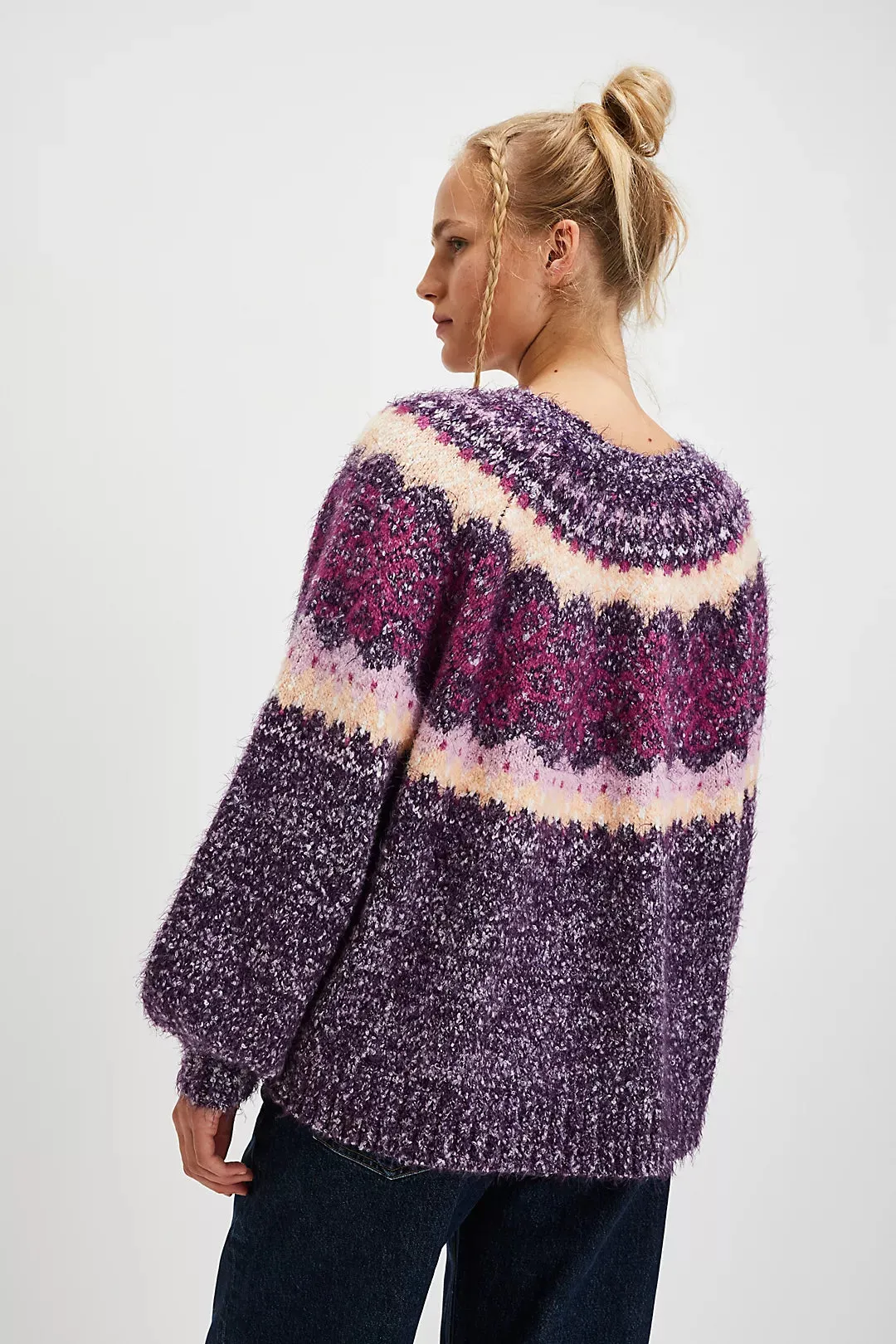 Festive Frost Pullover in Lavender