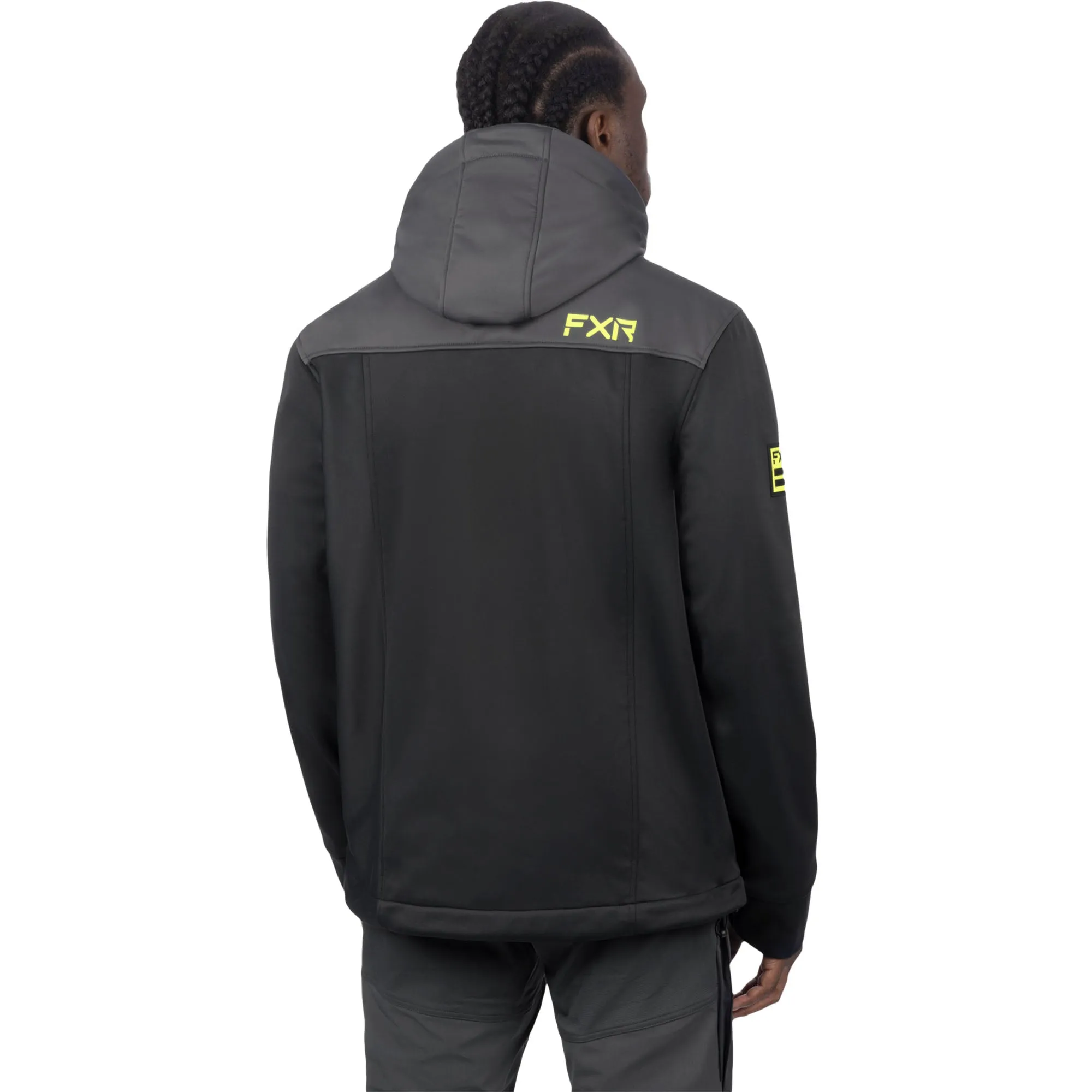 FXR Renegade Softshell Jacket Black/Hi-Vis