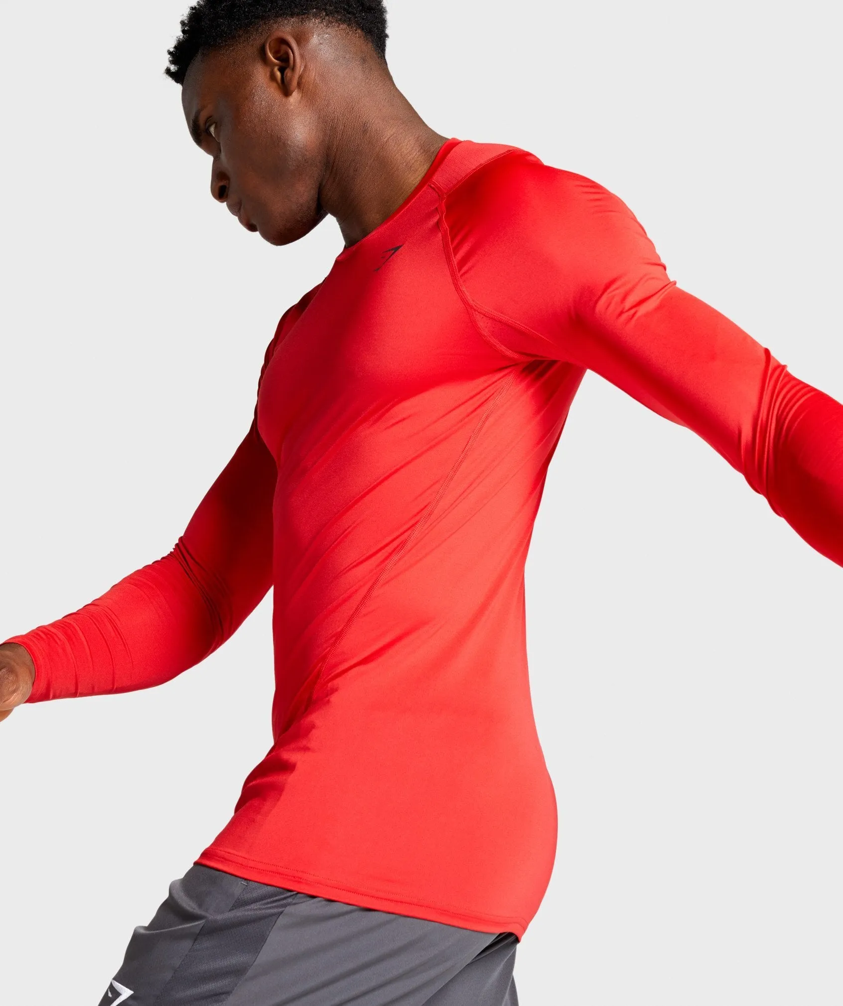 Gymshark Element Baselayer Long Sleeve T-shirt - Red