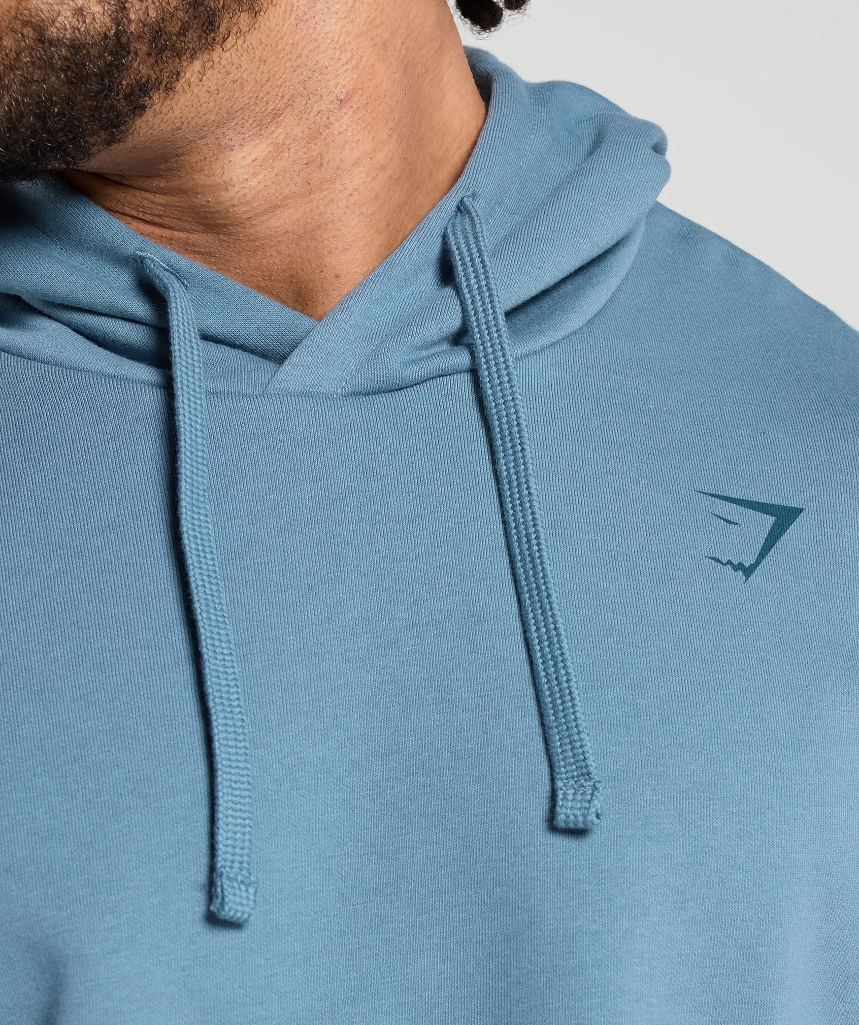 Gymshark Heavy Duty Apparel Hoodie - Faded Blue