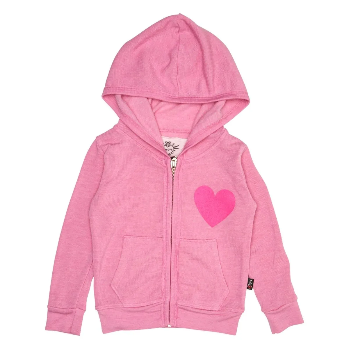 HEART ZIP UP HOODIE