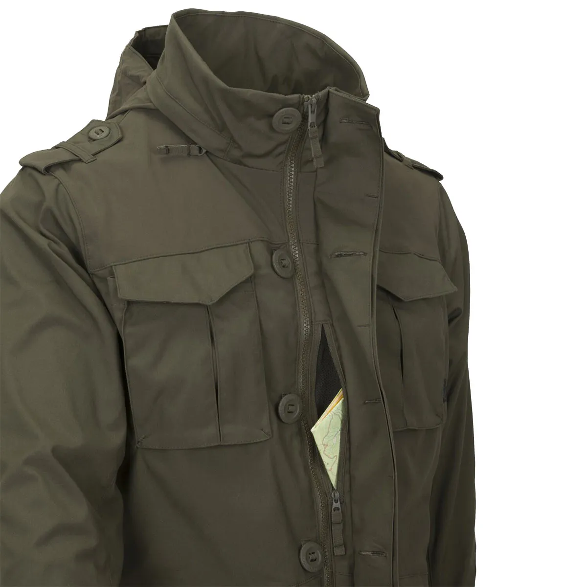 Helikon Covert M65 Jacket Taiga Green