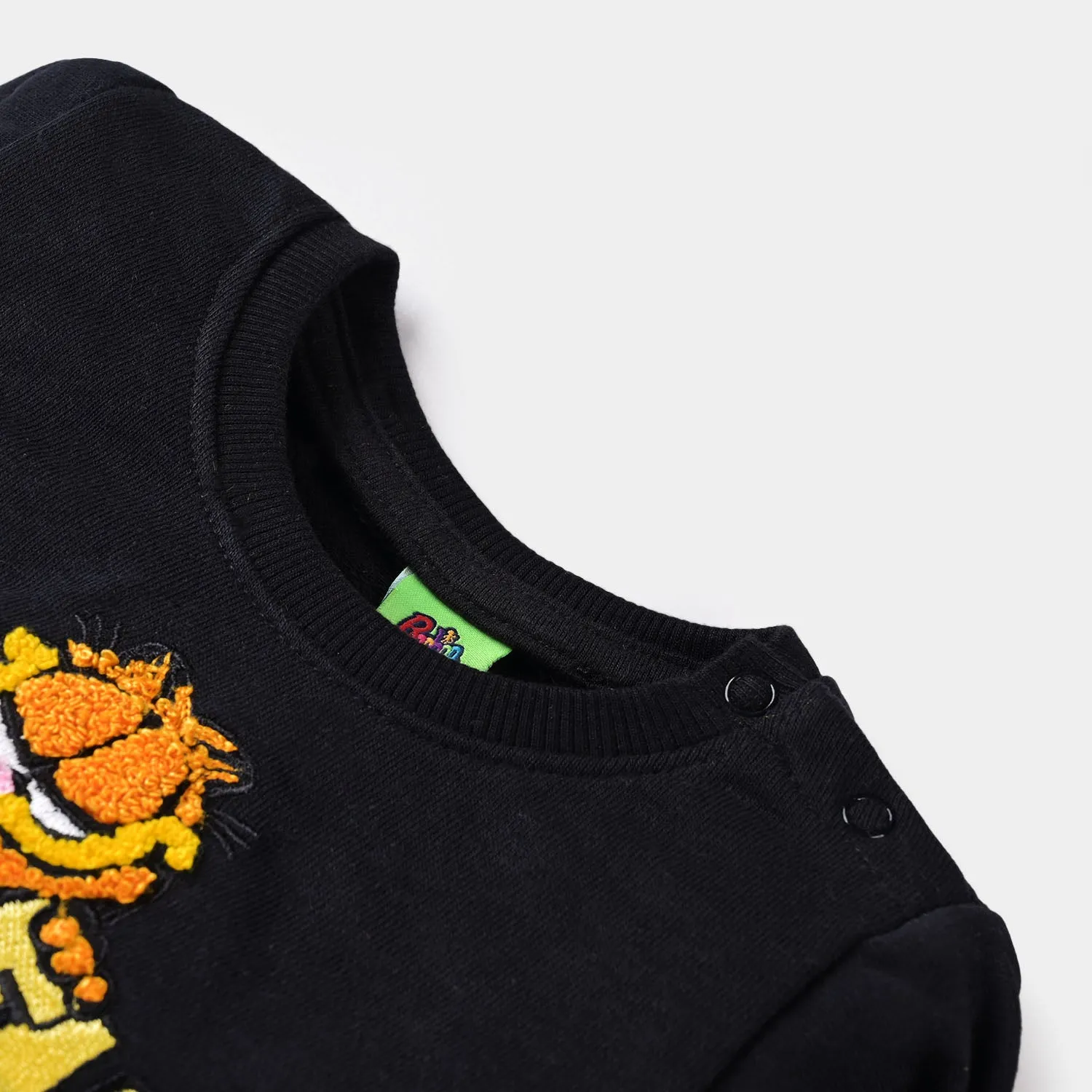 Infant Boys Fleece Sweatshirt Character -BLACK