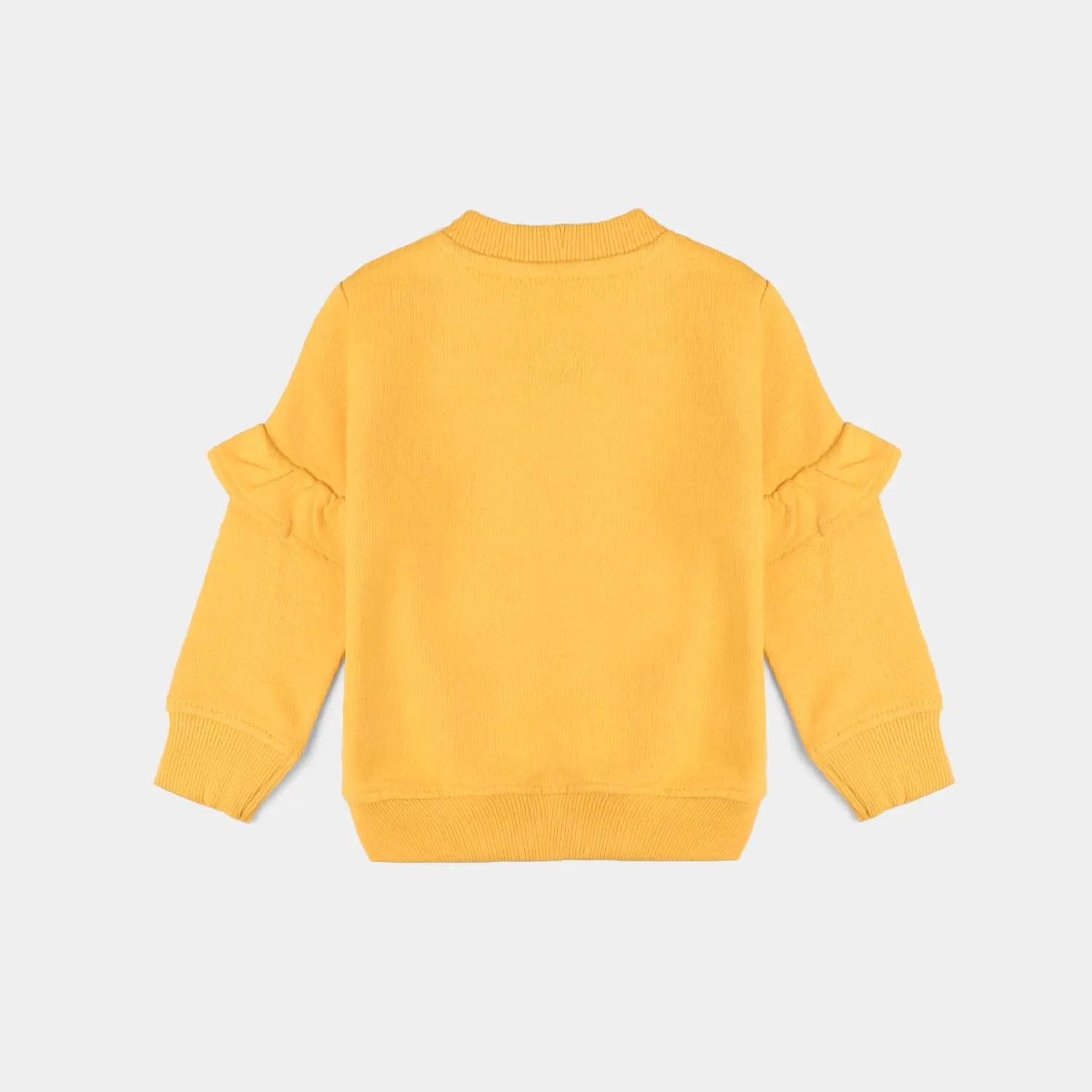 Infant Girls Cotton Terry Sweatshirt-Artsn.Gold