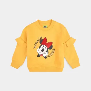 Infant Girls Cotton Terry Sweatshirt-Artsn.Gold