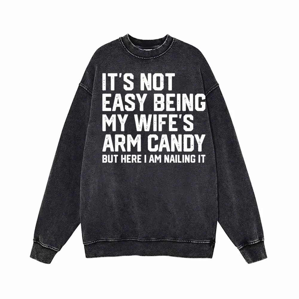 It's Not Easy Being Vintage Washed Hoodie Sweatshirt