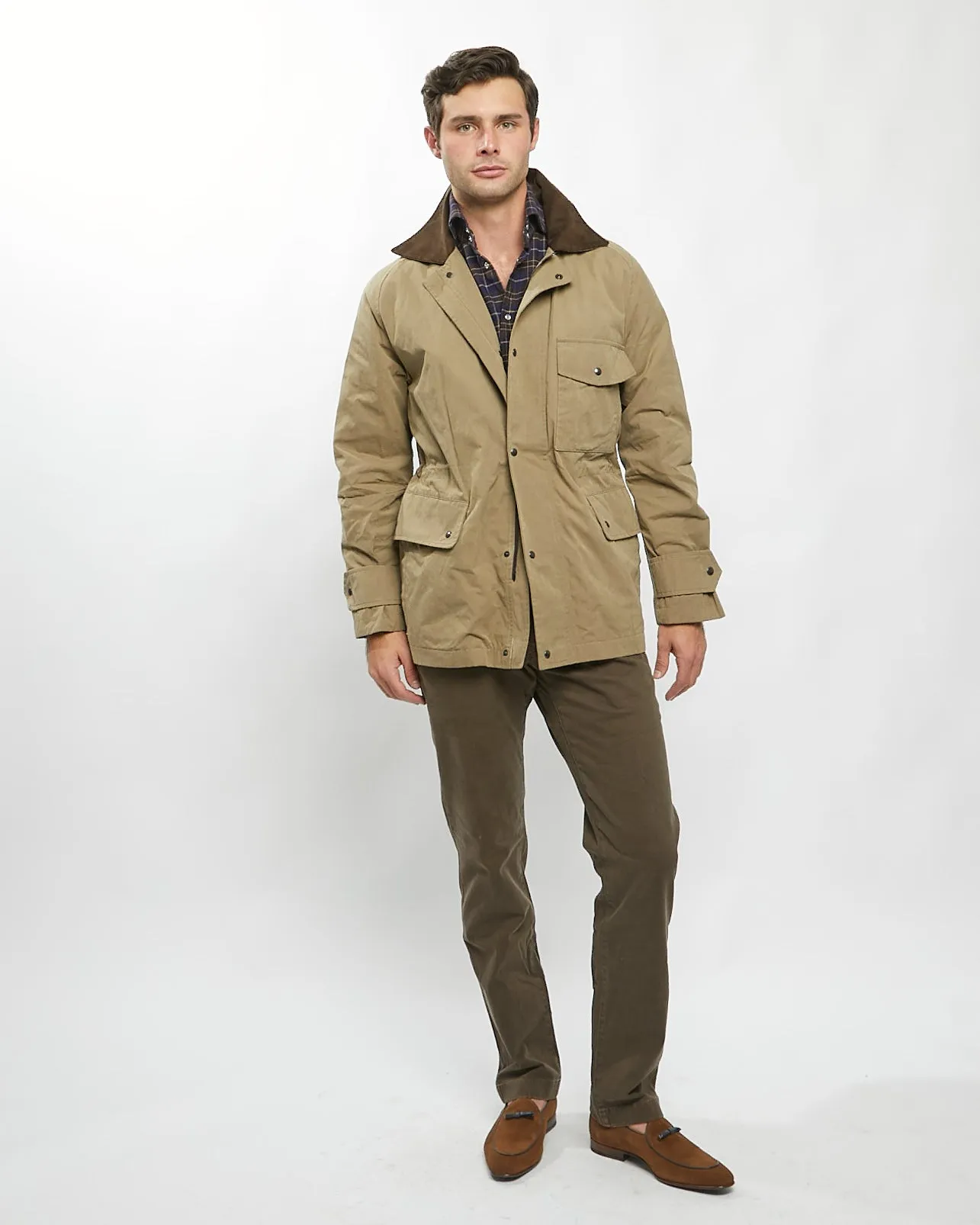 JR Field Coat in British Taupe Canvas