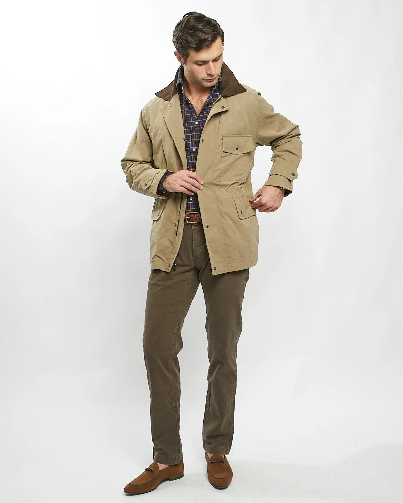 JR Field Coat in British Taupe Canvas