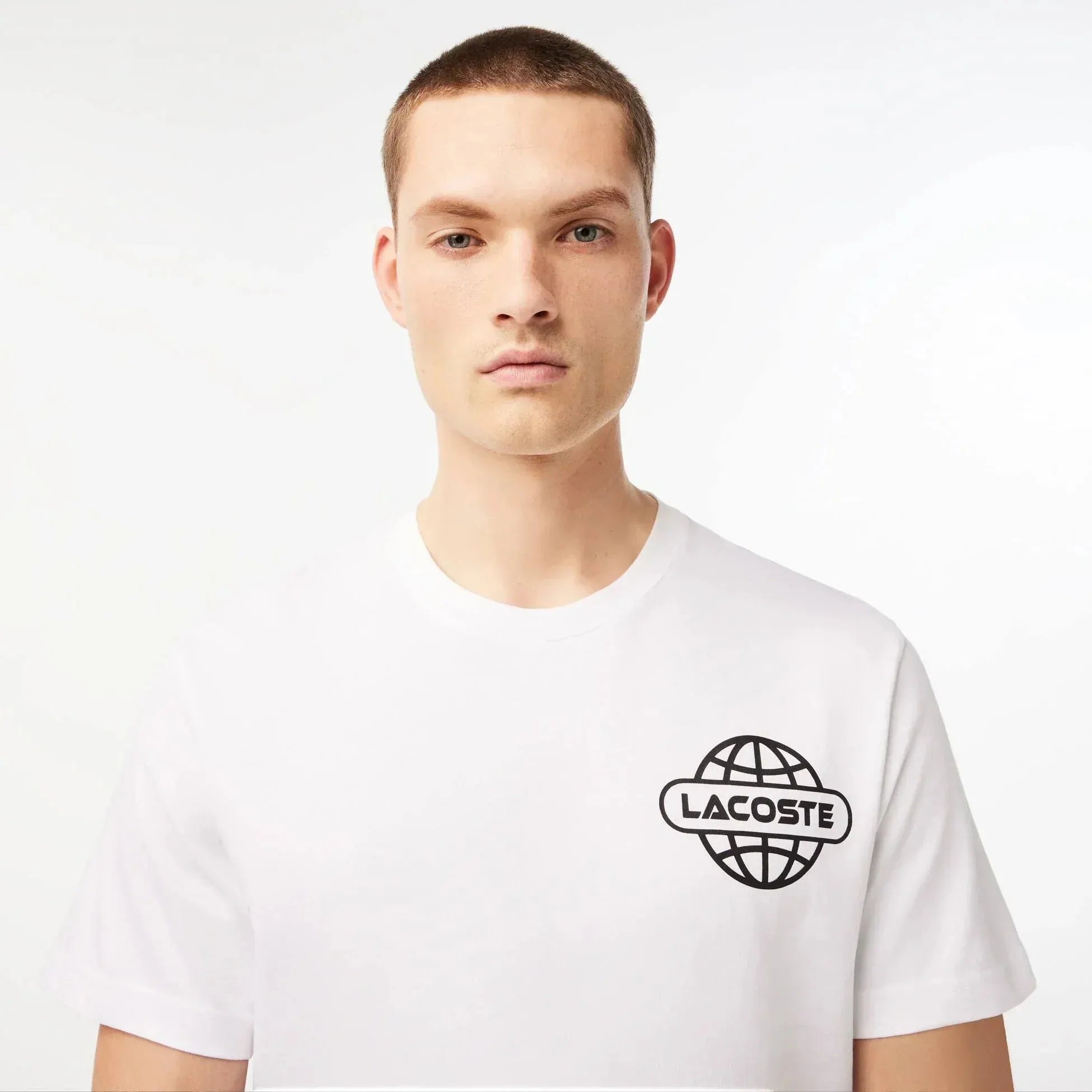 Lacoste Printed Heavy Cotton Jersey T-Shirt