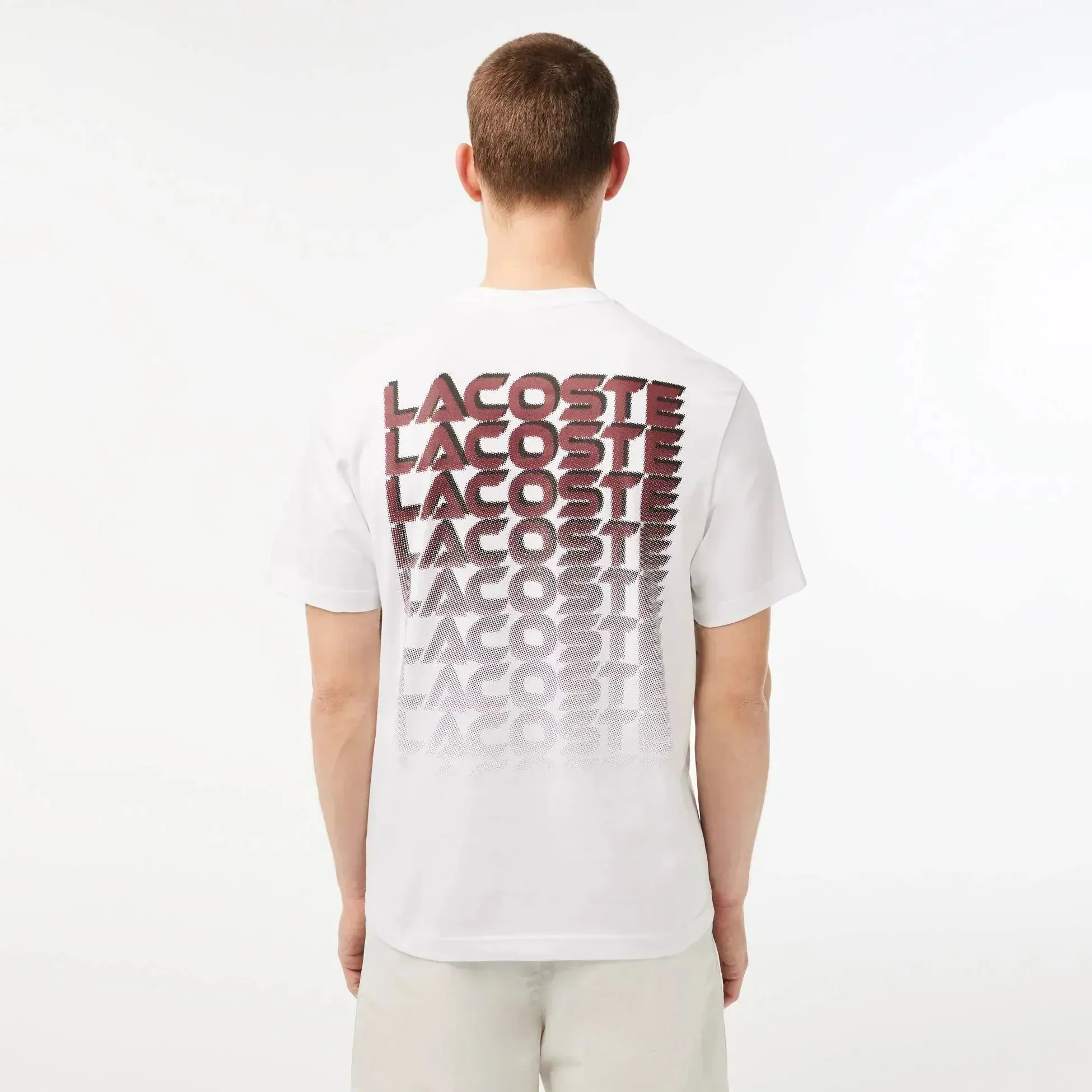 Lacoste Printed Heavy Cotton Jersey T-Shirt