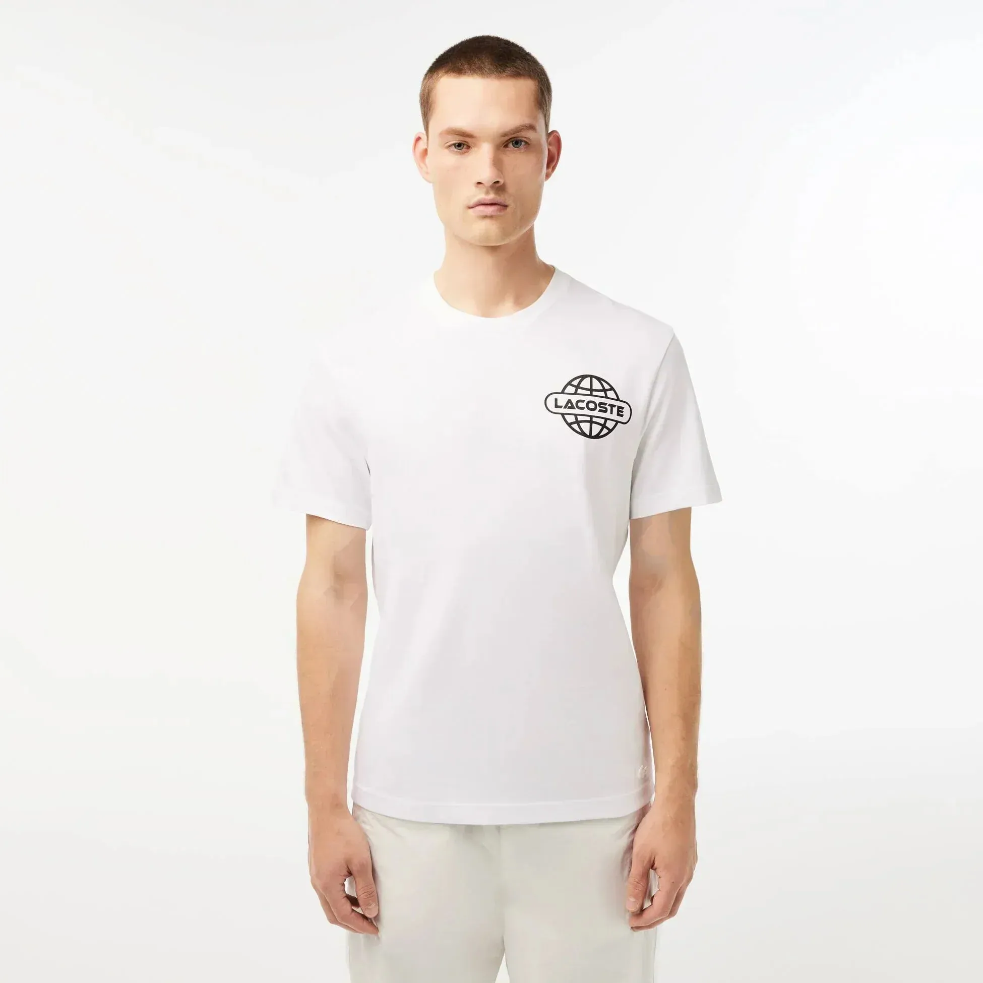 Lacoste Printed Heavy Cotton Jersey T-Shirt